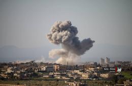 Air Strikes Targeting Southern Syria Road of AlSadd Leave Civilians Dead, Wounded