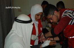 Medical Week Wrapped Up in Khan AlSheih Camp, Gov’t Bans Entry of Medicines