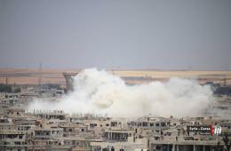 Onslaughts Rock Daraa Camp, AlSadd Road South of Syria