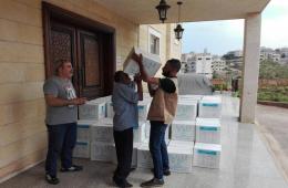 Palestine Charity Distributes 150 Food Baskets to Palestinians from Syria in Wadi al-Zeina