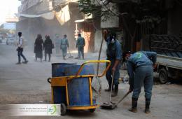 Jafra continues to offer its services to displaced families from Yarmouk camp