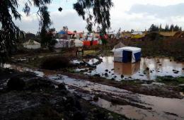 Storms uproot refugee tents in Deraa amid unprecedented human suffering