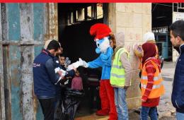 Campaign Kick-Started in AlNeirab Camp to Make Winter Clothes for Displaced Children