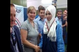 Palestinian Girl from Syria Wins Gold Medal at West Asia Tennis Table Tournament 