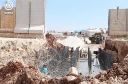 Water Channels Installed in Atama Refugee Camp North of Syria