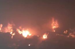 Fires Break Out at Palestinian Refugee’s Homes in Hama Camp