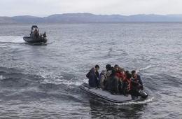 Dozens of Palestinian Refugees Disembark on Lesbos Island