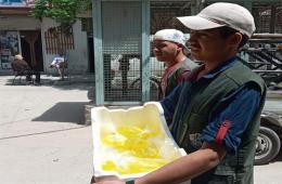 Disinfectants Distributed in AlSayeda Zeinab Camp