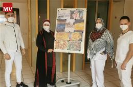 Displaced Palestinian Woman from Syria Holds Cultural Exhibition in Germany