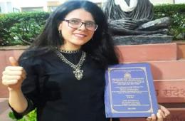 Palestinian Refugee Woman Earns PhD in Media with Honor