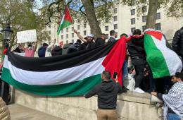Palestinian Refugees Rally in Stockholm over Israeli Escalations in Jerusalem