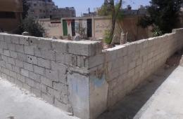 Cemetery at Palestinian Refugee Camp in Syria Ravaged