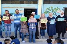 UNRWA’s Syria Staff Rally over Infringed Rights