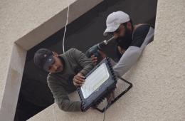 Street-Lighting Initiative Launched in Yarmouk Camp