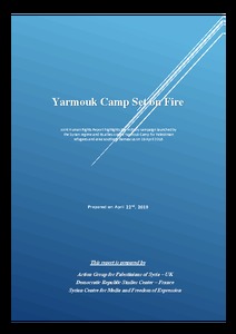 Yarmouk Camp Set on Fire