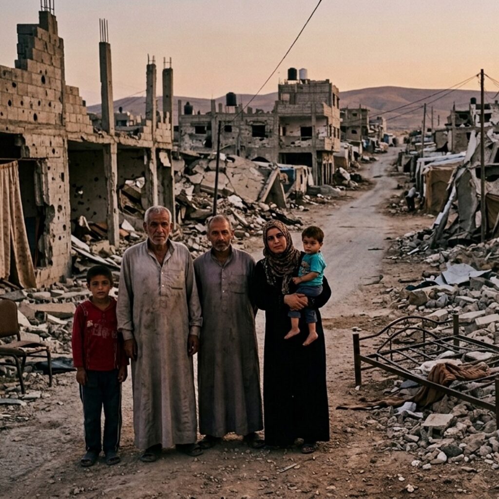 خارج المخيم